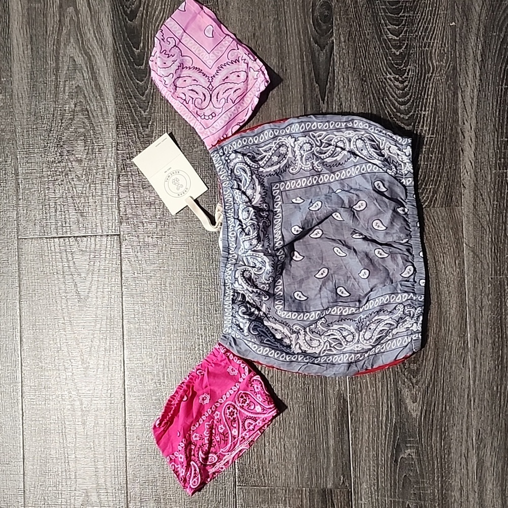 Urban Renewal Recycled Bandana Crop Top